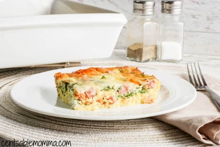 Green Eggs and Ham Breakfast Casserole Recipe - Centsable Momma