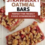 strawberry oatmeal bars