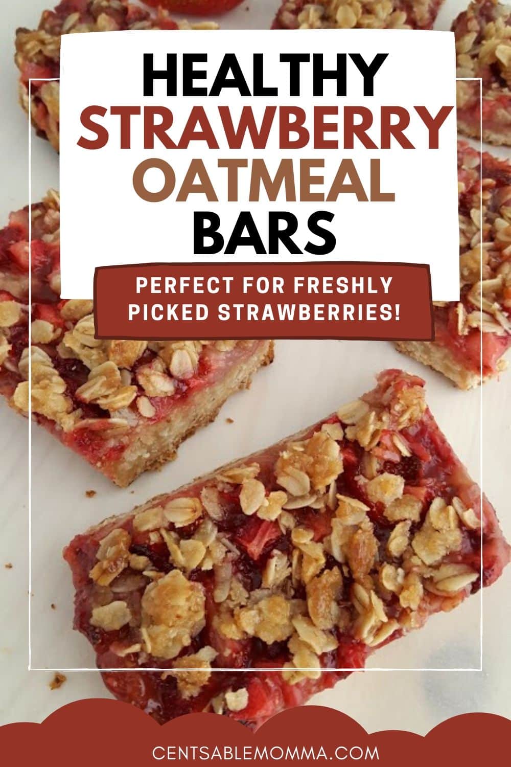 strawberry oatmeal bars