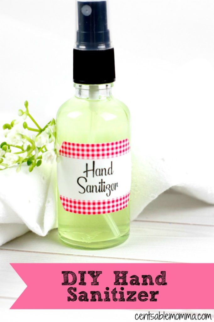 DIY Hand Sanitizer (with FREE Bottle Label) - Centsable Momma