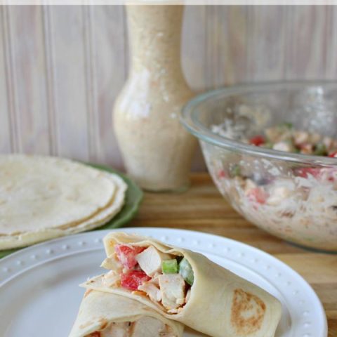 Image for Chipotle Ranch Chicken Salad Wraps