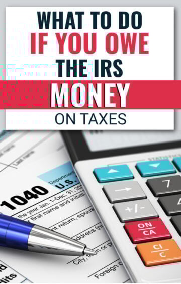 How Do You Know If You Owe On Taxes What to Do if You Owe the IRS Money on Taxes - Centsable Momma